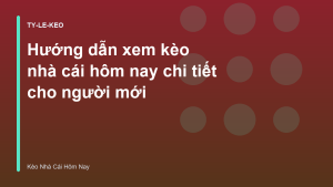 Read more about the article Hướng dẫn xem kèo nhà cái hôm nay chi tiết cho người mới